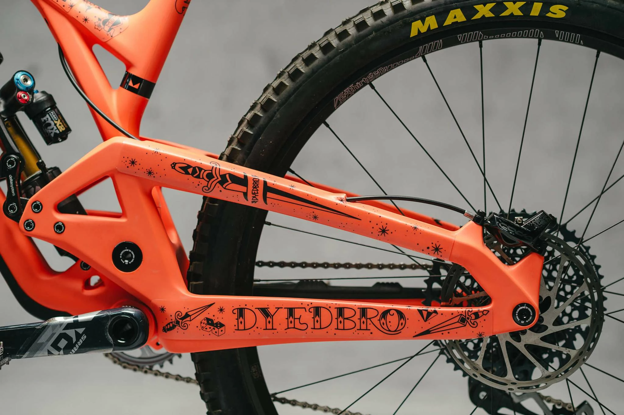 DyedBro Old School Tattoo Rammefolie – Sort 6 DyedBro Old School Tattoo Rammefolie – Sort - Billede 4