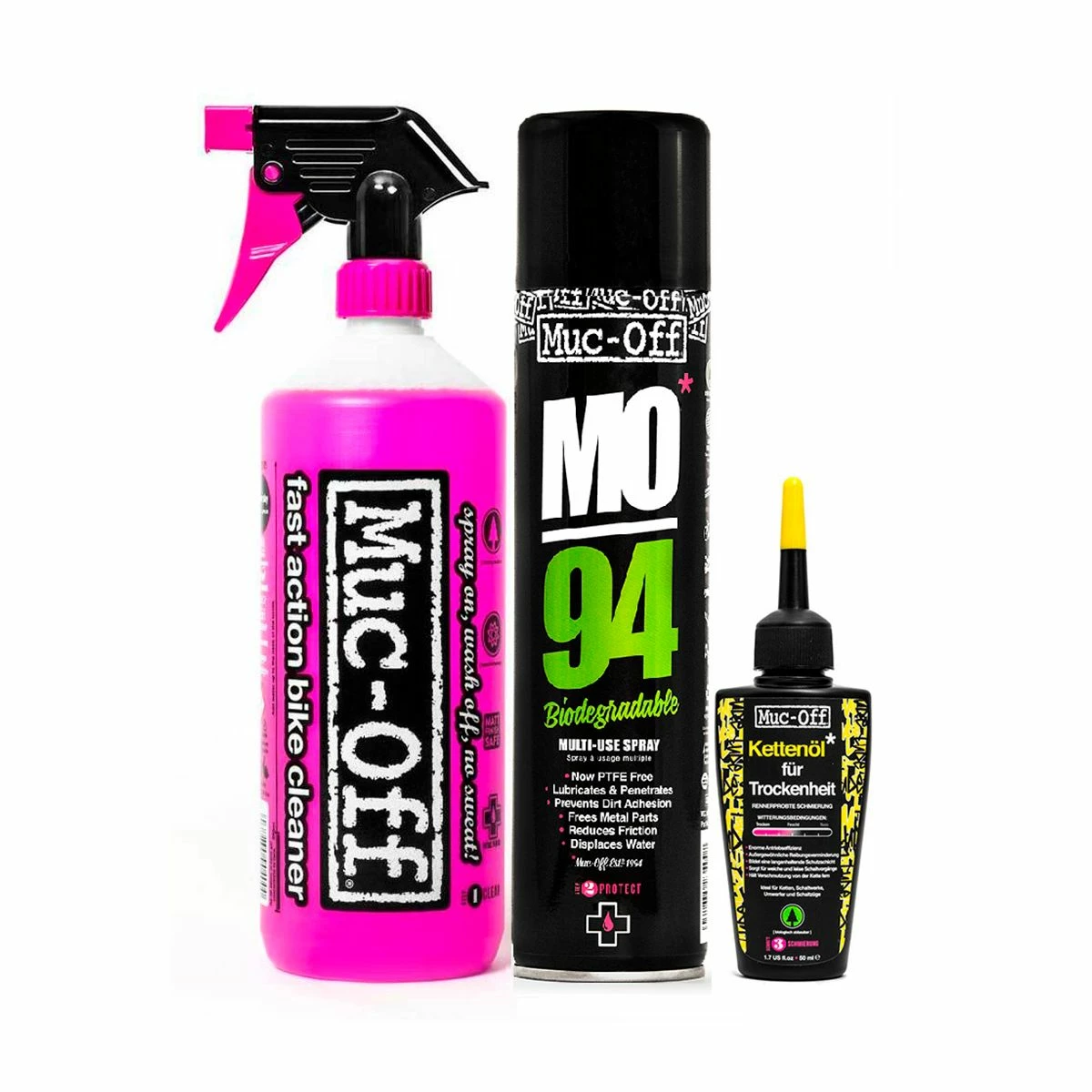 Muc-Off – Wash, Protect And Dry Lube Kit 3 Muc-Off – Wash, Protect And Dry Lube Kit
