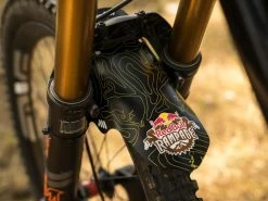 All-mountain-style ALL MOUNTAIN STYLE Mudguard Red Bull Rampage White -Cykel Salgsbutik 3 9 1
