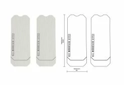 All-mountain-style ALL MOUNTAIN STYLE Crank Guard -Cykel Salgsbutik AMS All Mountain Style Honeycomb crank arm crankarm crankset protector clear sticker 4 copy 1