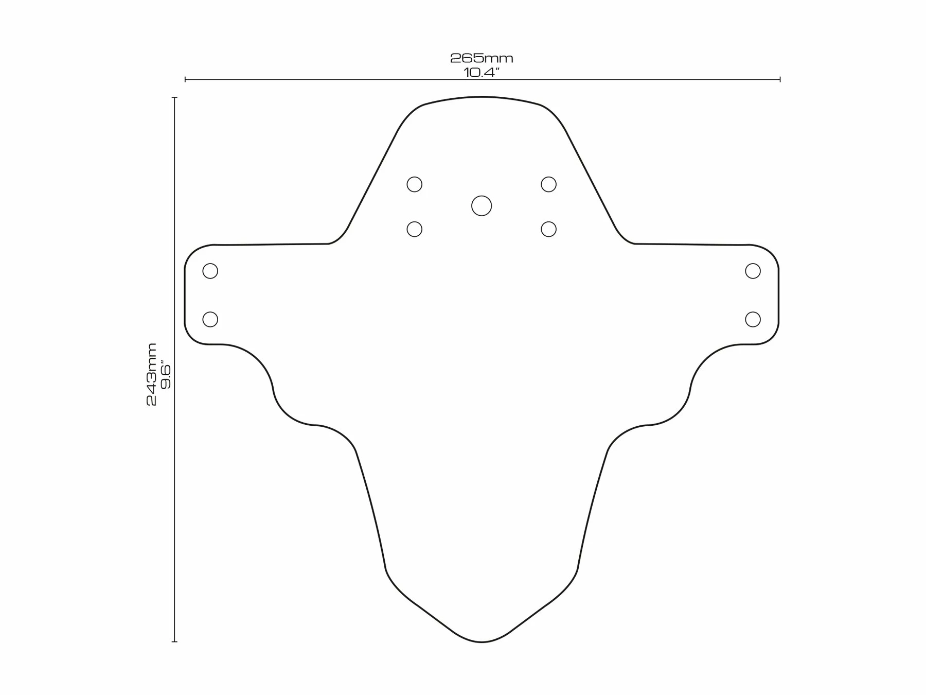 All-mountain-style All Mountain Style Forskærm – Signature 6 All-mountain-style All Mountain Style Forskærm – Signature - Billede 4