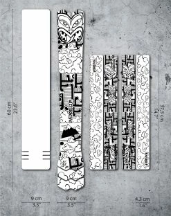 DyedBro Aotearoa Rammefolie Sort – Mat -Cykel Salgsbutik AOTEAROA BLACK GRAFICO WEB 1024x1024@2x