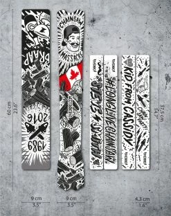 DyedBro Chainsaw Rammefolie – Sort 13 DyedBro Chainsaw Rammefolie – Sort -Cykel Salgsbutik CHAINSAW BLACK GRAFICO WEB 1024x1024@2x