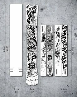 DyedBro Fluor Rammefolie – Mat / Sort -Cykel Salgsbutik FLUOR BLACK GRAFICO WEB 1024x1024@2x