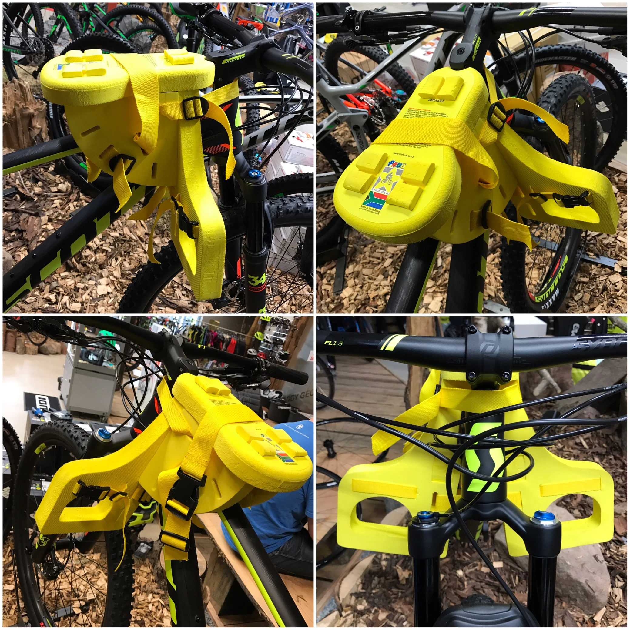 Feva Seat Feva Star Seat 2-5ÅR GUL/RØD 14 Feva Seat Feva Star Seat 2-5ÅR GUL/RØD - Billede 12