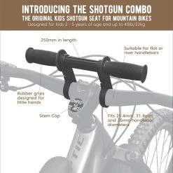 SHOTGUN MTB Børnesæde + Styr Combo -Cykel Salgsbutik ShotgunComboImageStack2020v034 sm 1024x1024@2x