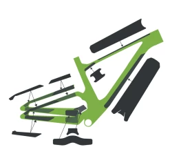 Syncros Folie Sæt 2022 Spark Carbon – Clear Gloss