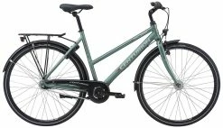 Centurion Challenger Da 7g Fodbremse Dynamo -Cykel Salgsbutik centurion challenger dame 7g fodbremse dyn mat groen cykel basen