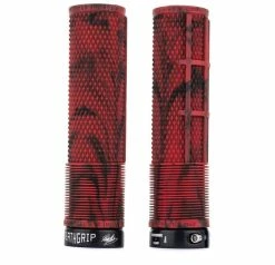 DMR Bikes Deathgrip Flangeless Marble Red