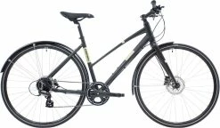 Nishiki Touring Master Da 8g Hydr.Disc -Cykel Salgsbutik nishiki touring master da 8g altus hydr. disc moerkegraa cykel basen