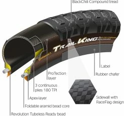 Continental Der Baron Projekt 29×2,4 Skinwall Dæk -Cykel Salgsbutik protectionapex cutaway 01