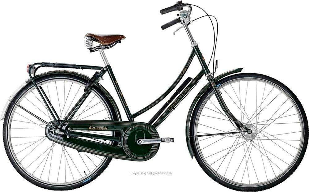 Raleigh Tourist De Luxe Dame 3g/7g Mørkegrøn 3 Raleigh Tourist De Luxe Dame 3g/7g Mørkegrøn