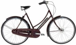 Raleigh Tourist De Luxe Dame 7g Metallic Rød